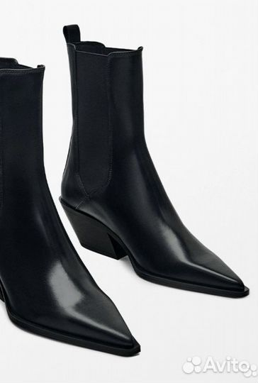 Ботинки казаки Massimo Dutti 36,37,38,40