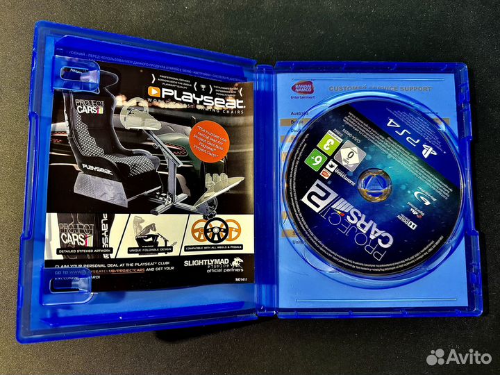 Project Cars 2 ps4 диск