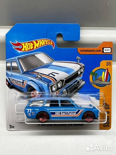 Hot Wheels Datsun Wagon 510 (Голубой)