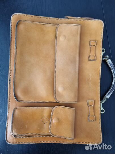 Мужской кожаный портфель