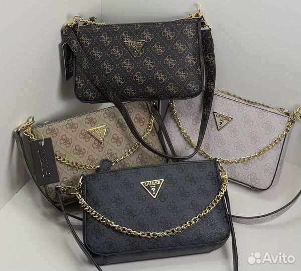 Сумка guess noelle mini 4g logo кросс-боди