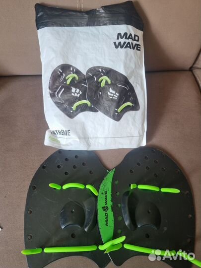Лопатки для плавания mad wave