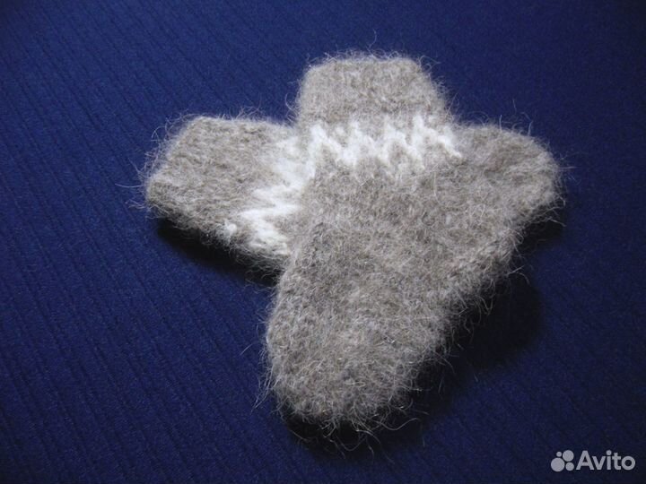 Носки детские из собачьей шерсти