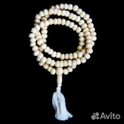 Четки 8мм 108 бусин кость