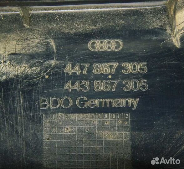 Обшивка двери задней левой Audi 100 C3