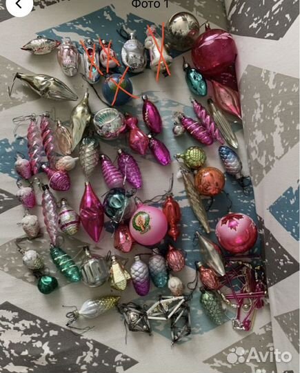 Елочные игрушки СССР