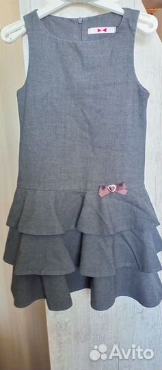 Школьная форма серая