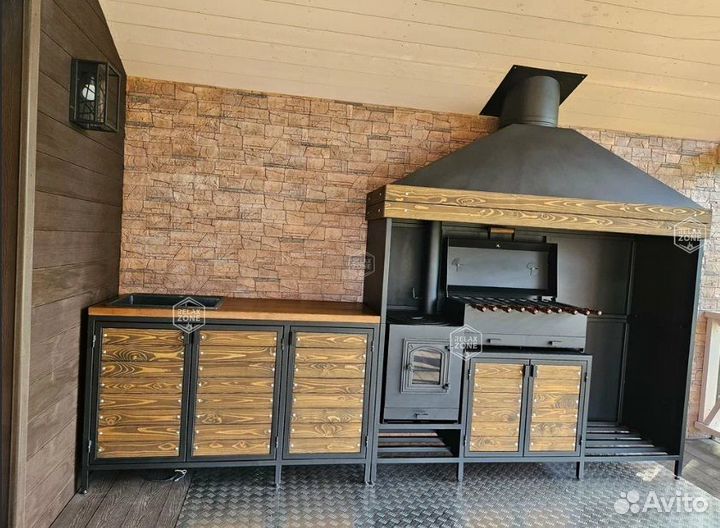 Мангальный комплекс, мангал, тандыр, печь, казан