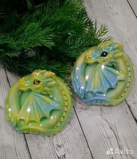 Мыло ручной работы - дракон символ 2024