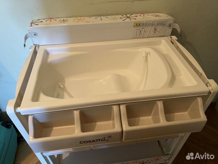 Пеленальный стол с ванночкой Cosatto Easi Peasi