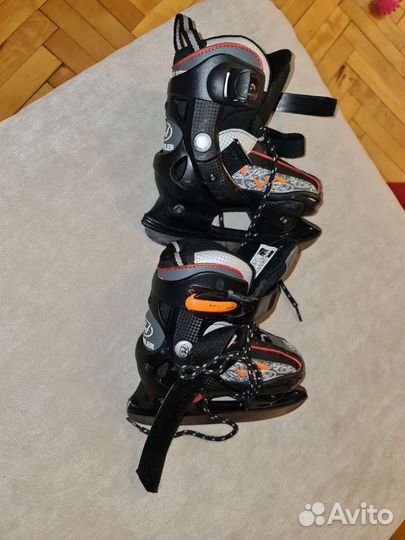 Коньки детские раздвижные 28-30 размеры