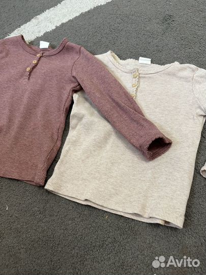 Лонгслив hm 74 для девочки