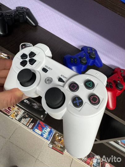 Геймпад dualshock 3 джойстик ps3 белый