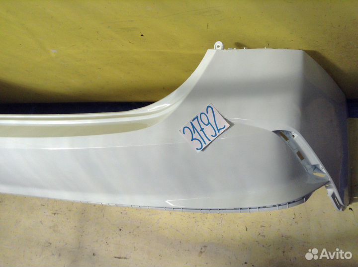 Hyundai Solaris Бампер задний цвет Белый