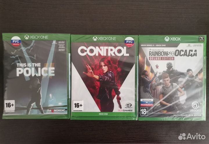 Диски xboxone новые в плёнке