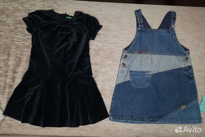 Пакет вещей на девочку 110р