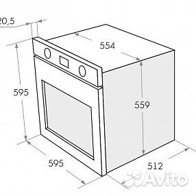 Встраиваемый духовой шкаф Maunfeld eoeh.5811S1 Новый