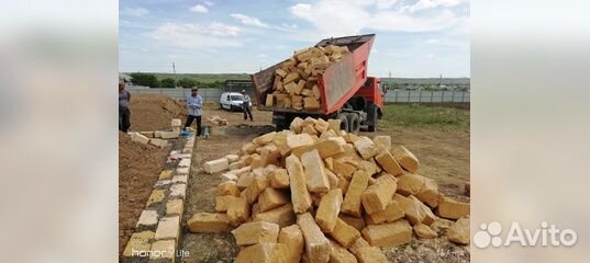 Камень ракушечник ровный, Пилобут Тырса Окол Бут