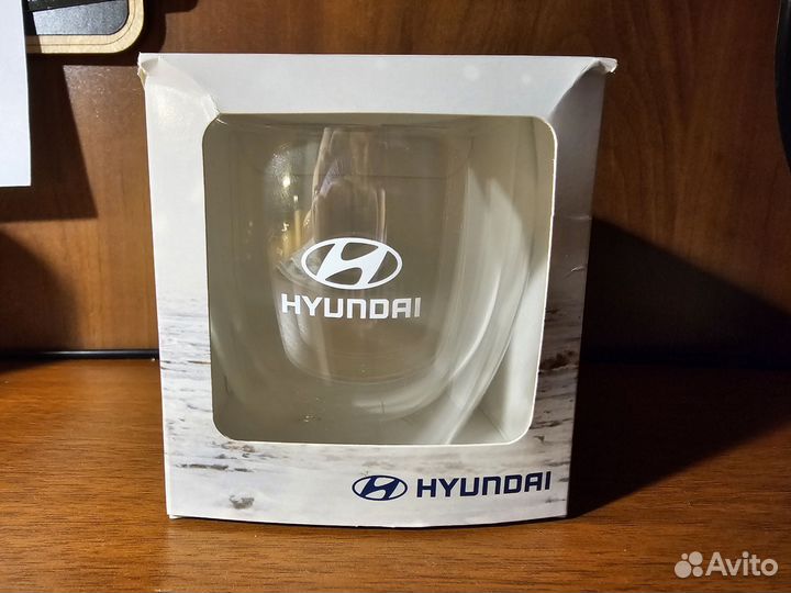 Стакан мерч с завода Hyundai