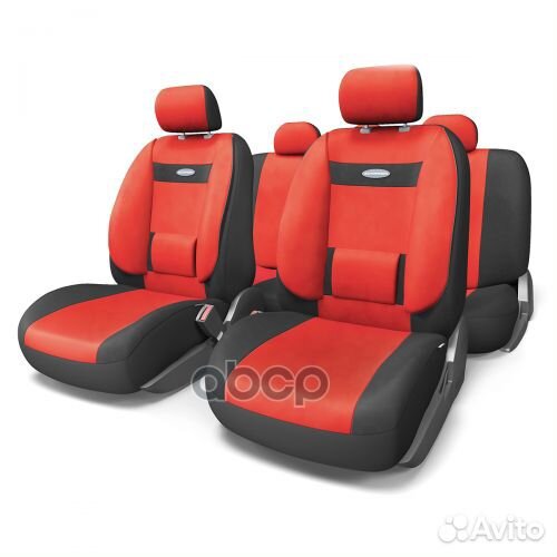 COM-1105 BK/RD (M) чехлы для сиденья comfort