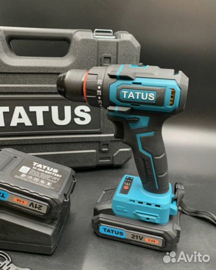 Аккум. Шуруповерт tatus 21V-5A бесщеточный Гаранти