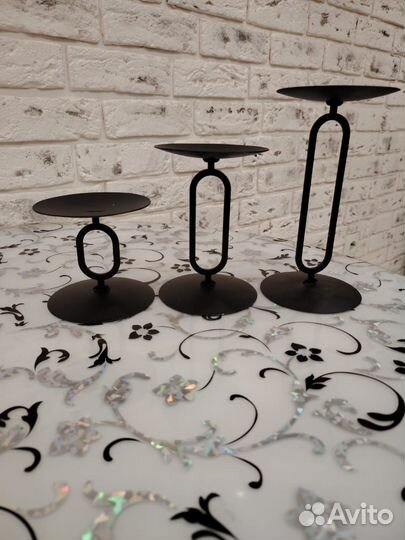Подсвечники 3 шт