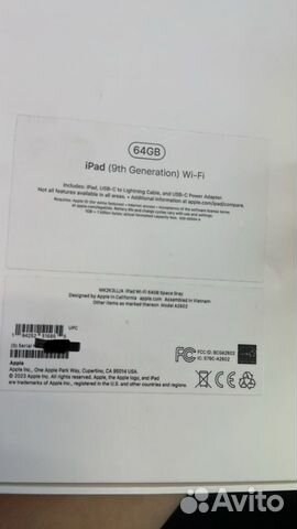 iPad 9th generation 64gb wifi space gray