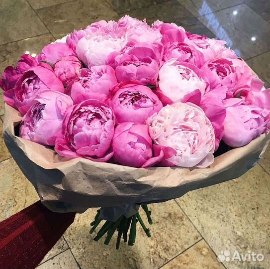 Пионы Розы Доставка