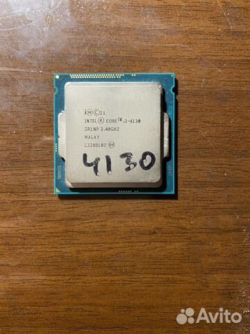 Процессор intel core i3 4130