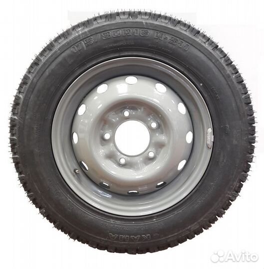 Колесо сборе И-511 175/80/R16 шипы в на Ниву