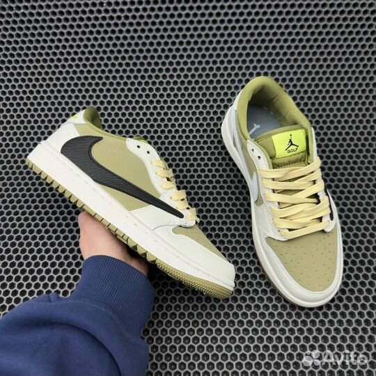 Кроссовки Nike Air Jordan 1 Low Travis Scott Golf