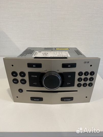 Штатная магнитола на opel астра h