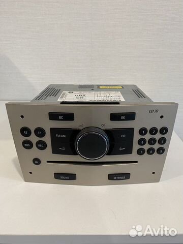 Штатная магнитола на opel астра h