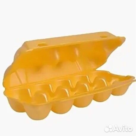 Контейнер для яиц всп желтый (100) от 1000шт