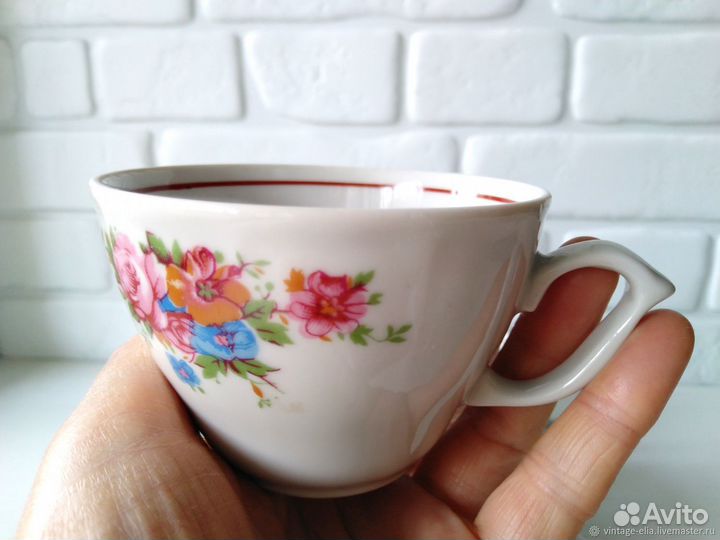 Чайные чашки Фарфоровая посуда СССР