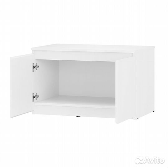 Шкаф с антресолью Симпл Белый 80х240х51
