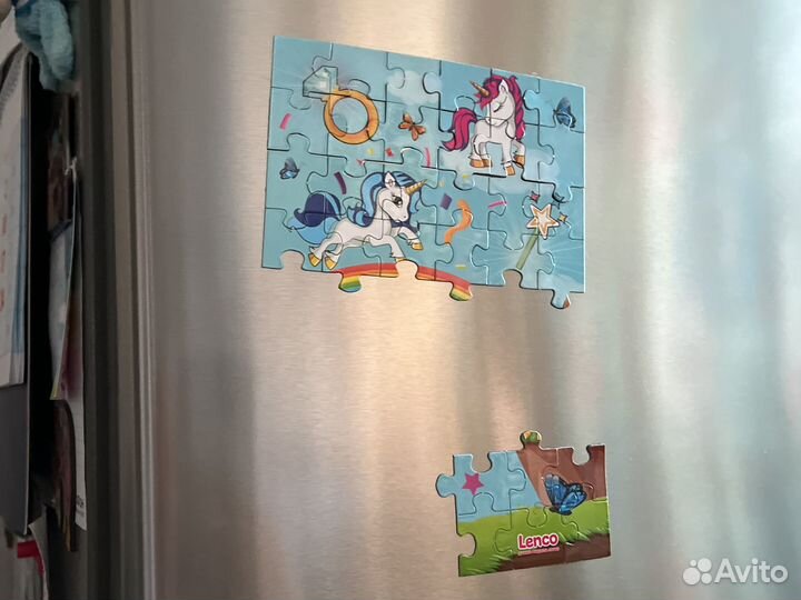 Магнитный пазл единороги lenco