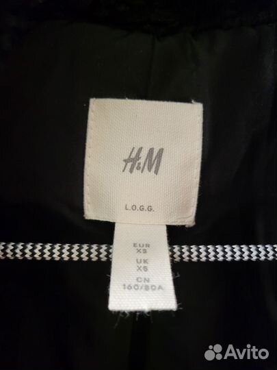 Курта бомбер тедди H&M