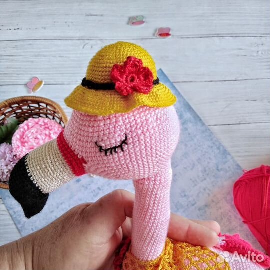 Мягкая игрушка Фламинго