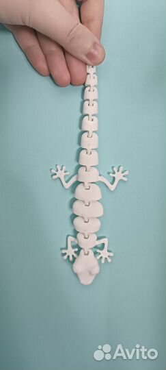 Ящерка подвижная на 3Д принтере