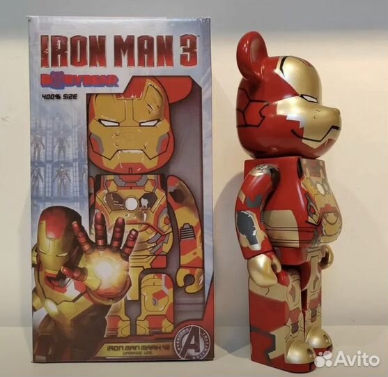 Мишка bearbrick ironman