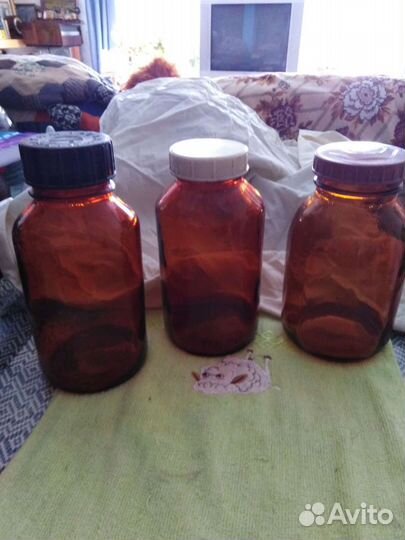 Банки стекло толстое из СССР