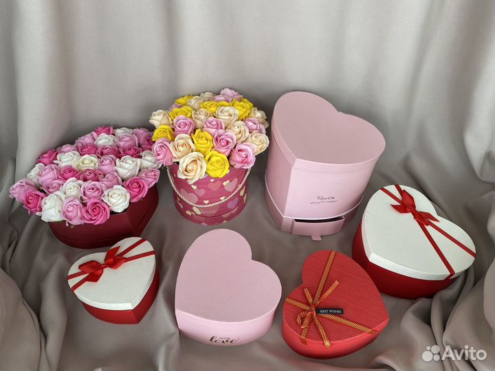 Розы из мыла на 14 февраля, свадьбу, День рождения