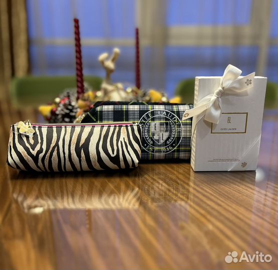 Estee lauder комметичка, парфюм набор с кейсом