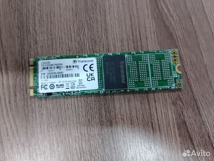 Твердотельный накопитель Transcend MTS820S 120Gb