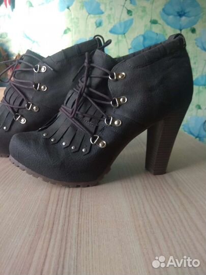 Ботильоны/полусапожки,осень,Европа