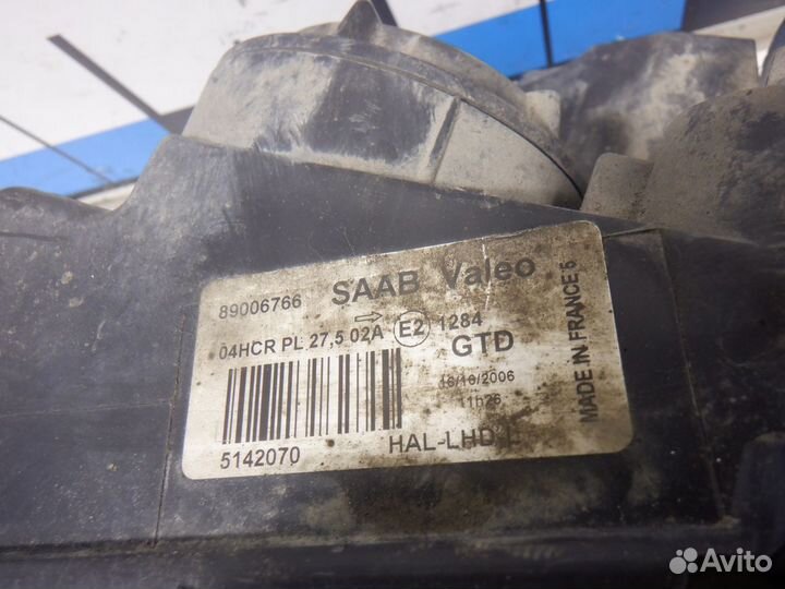 Фара левая Saab 9-5 9600 1997-2010