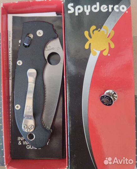 Нож складной Spyderco Manix 2 XL