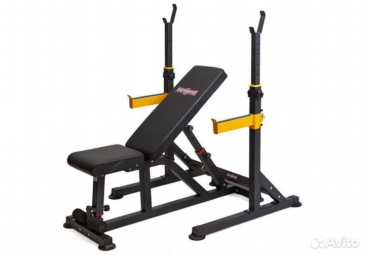 Силовая скамья со стойками VictoryFit VF-T25