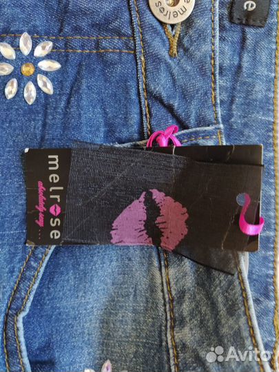 Новые клубные джинсовые шорты Melrose 50 размер